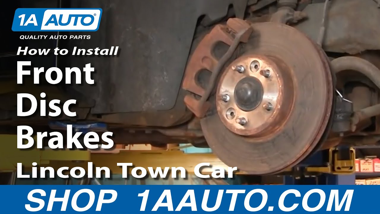How To Replace Front Brakes 98-02 Lincoln Town Car