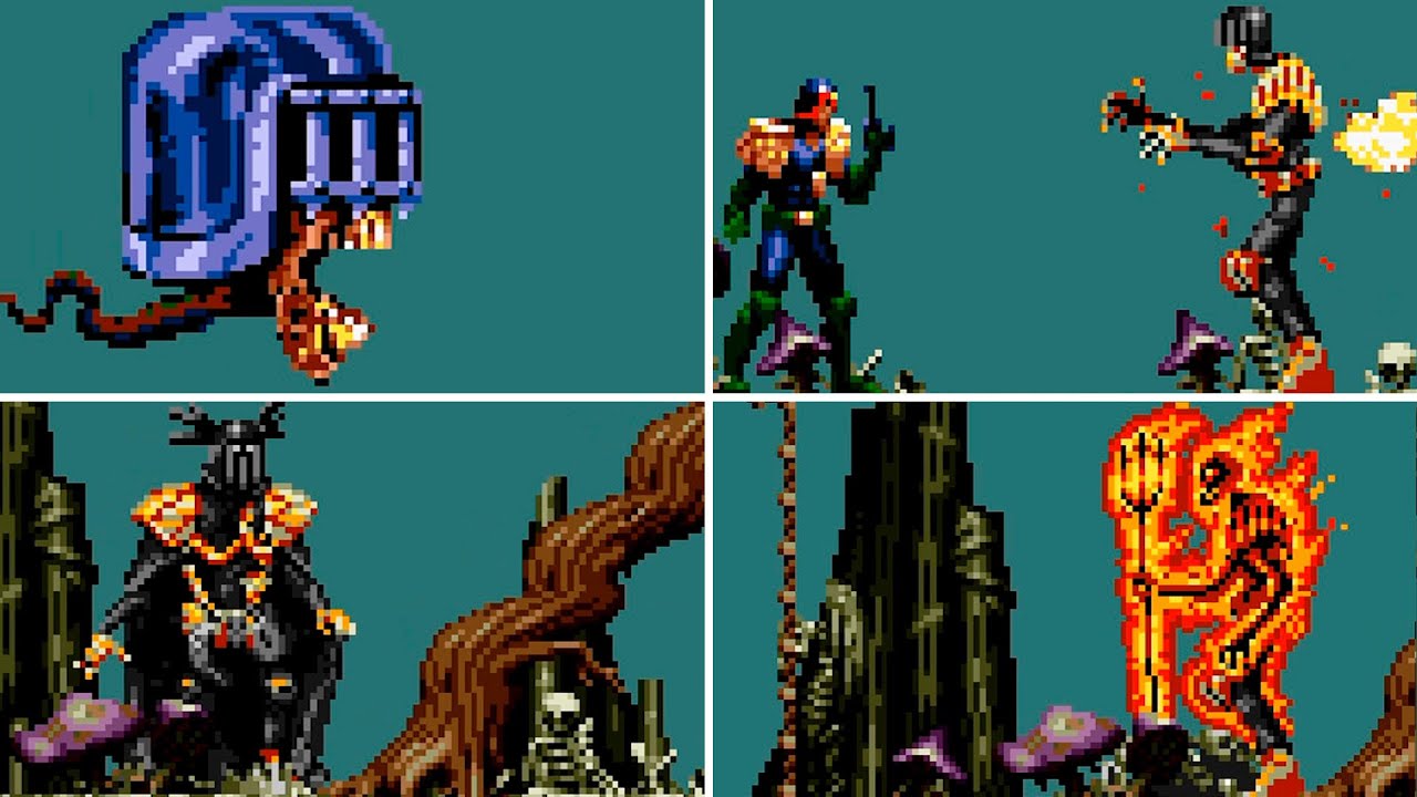 Judge Dredd - Sega Genesis/Mega Drive (All Bosses)