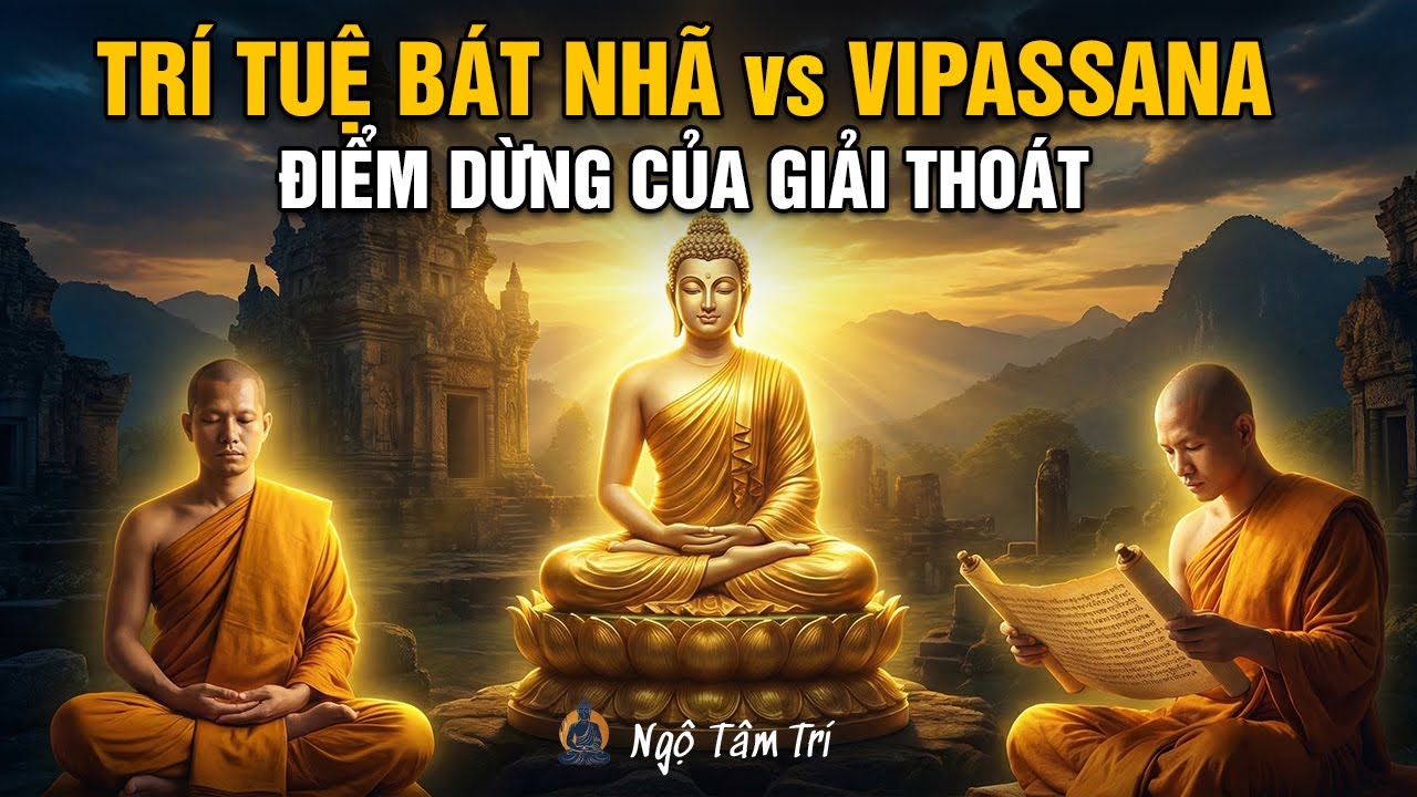 Trí Tuệ BÁT NHÃ và Vipassana: Khác Nhau Ở ĐÂU? (Sự Thật Ít Ai Nói) | Ngộ Tâm Trí