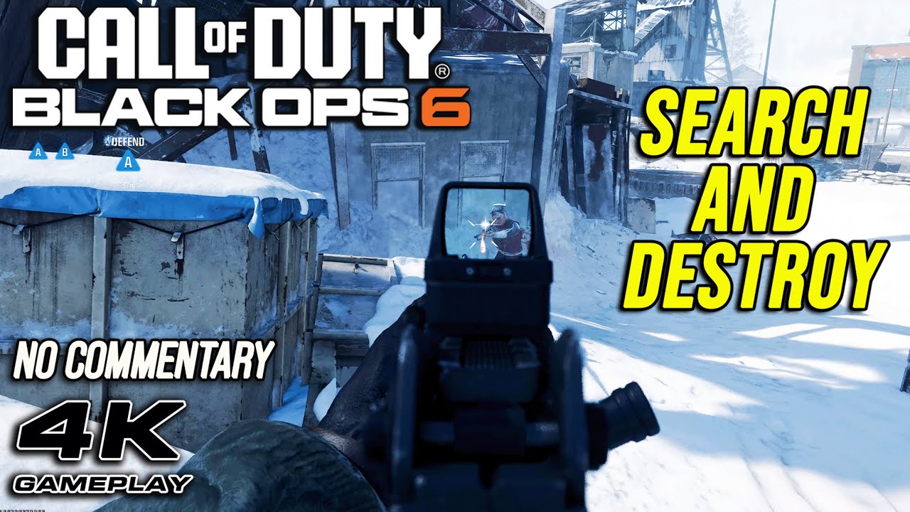 Call of Duty Black Ops 6 | Search And Destroy | RTX 4080 4K | PC Gameplay No Commentary