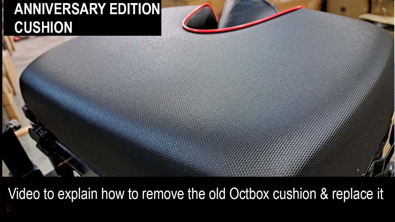 Demo to show how to remove the Octbox Cushion and replace it with the Anniversary Edition Cushion