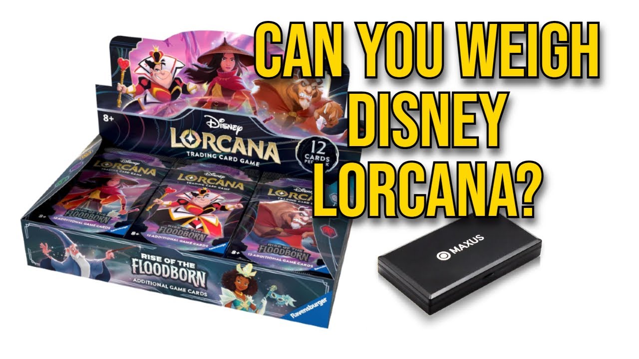 Can You Weigh Lorcana Packs? Rise of the Floodborn Booster Box Test!