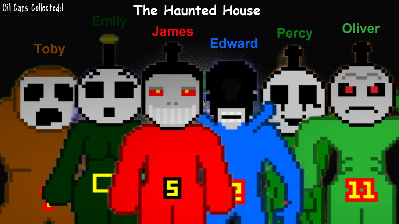 Thomas The Slender Engine 2D | The Haunted House