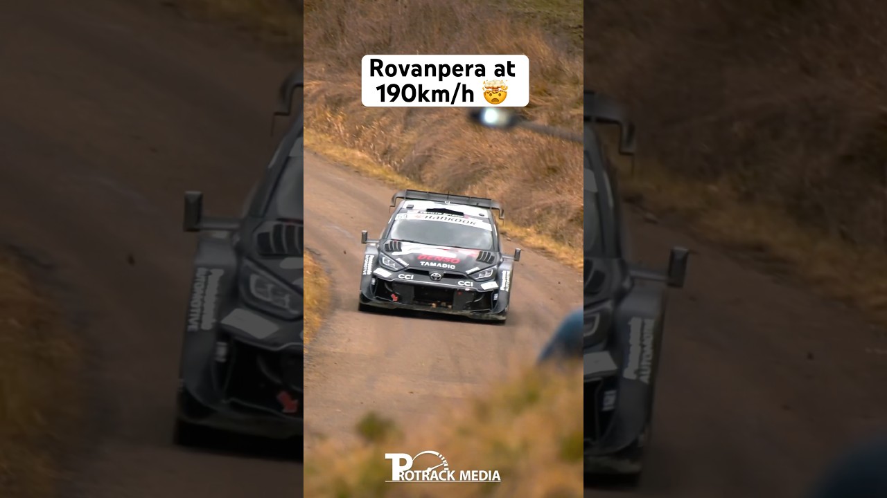 Kalle Rovanpera at 190km/h #rally #rallye #wrc