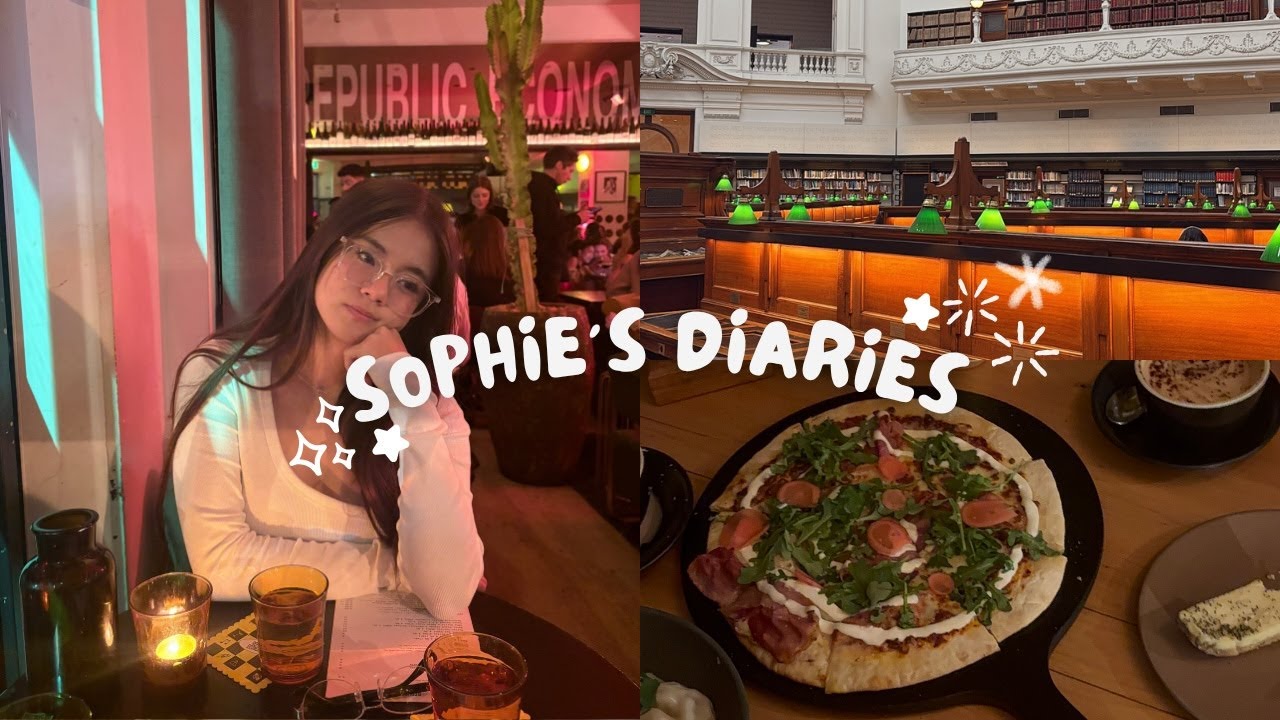 melbourne vlog 🍵🇦🇺 | cafe eats, studying, hot springs, markets, etc
