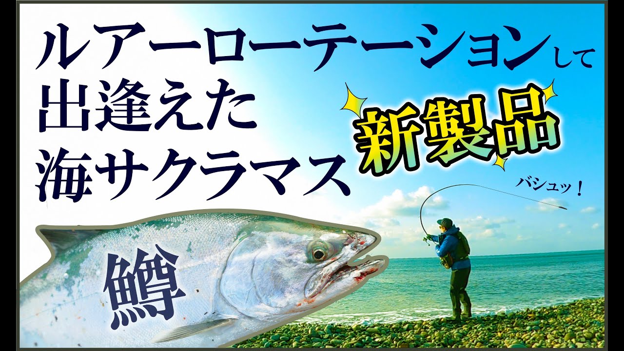 【北海道サーフ】新製品メタルジグ/ミノーを使い分けて出逢えた海サクラマス