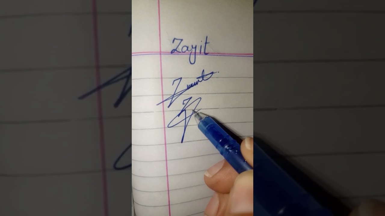 Zayit name signature ideas and styles #namesignature