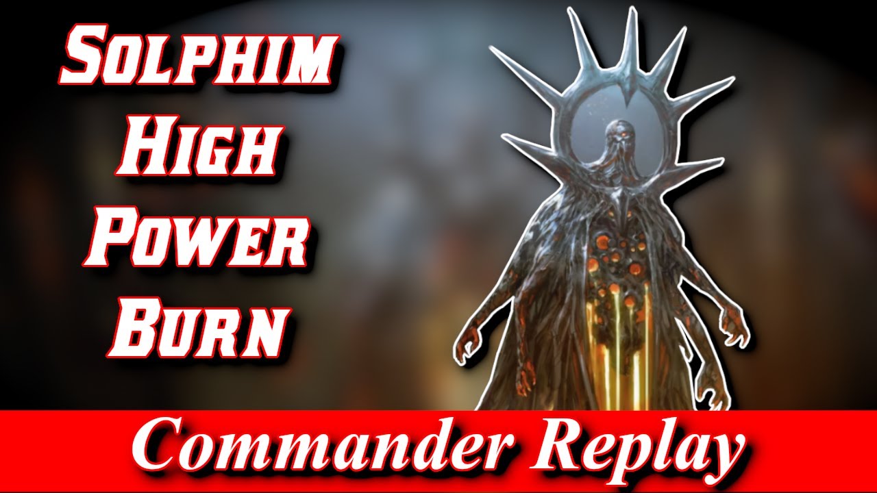 Solphim High Power Burn vs Cormela, GE Oketra, Cazur & Ukkima | MTG EDH Gameplay