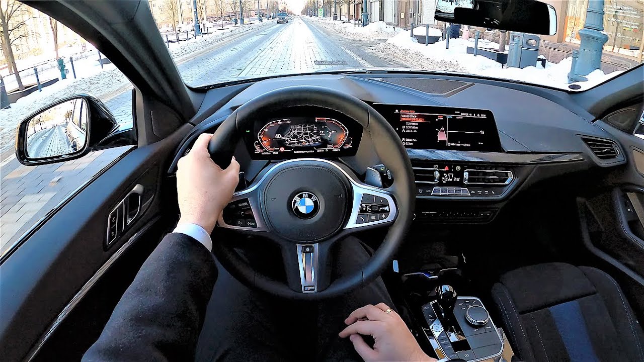 BMW 1 118D 2.0 150HP - POV Test Drive & Fuel consumption check