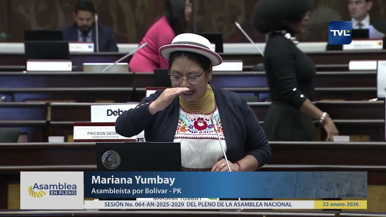 Asambleísta Mariana Yumbay - Sesión 064