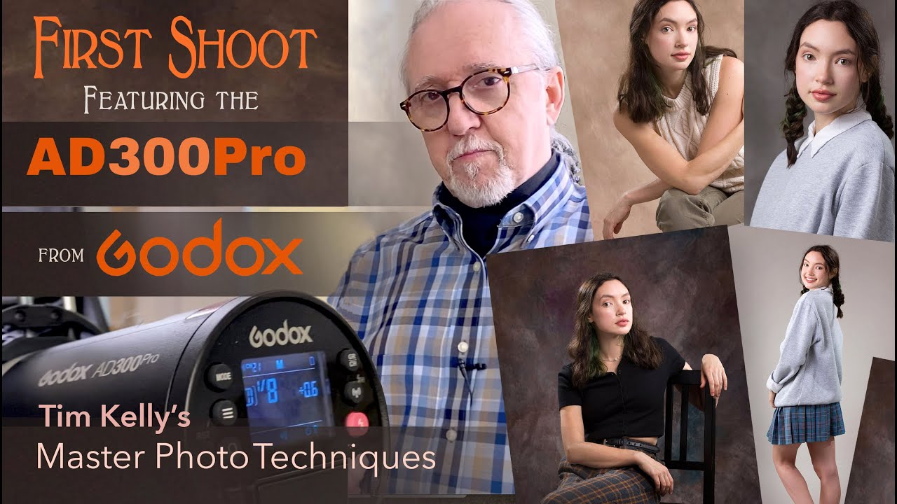 First Session with the Godox AD300Pro! See how this feature-packed unit performs in the studio.