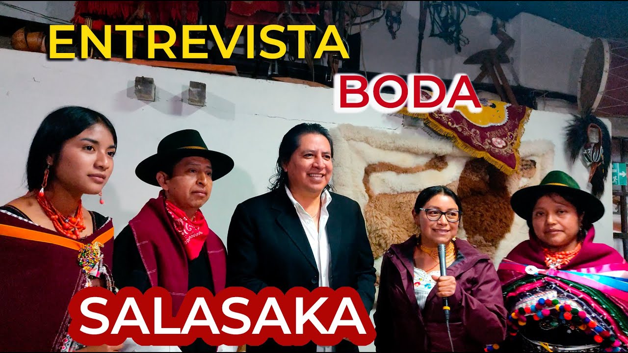 Entrevista en matrimonio tradicional Salasaca de Cesar Masaquiza & Magdalena Chango #Widinson