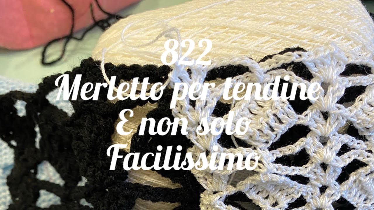 Tessuto ad uncinetto per tendine e non solo