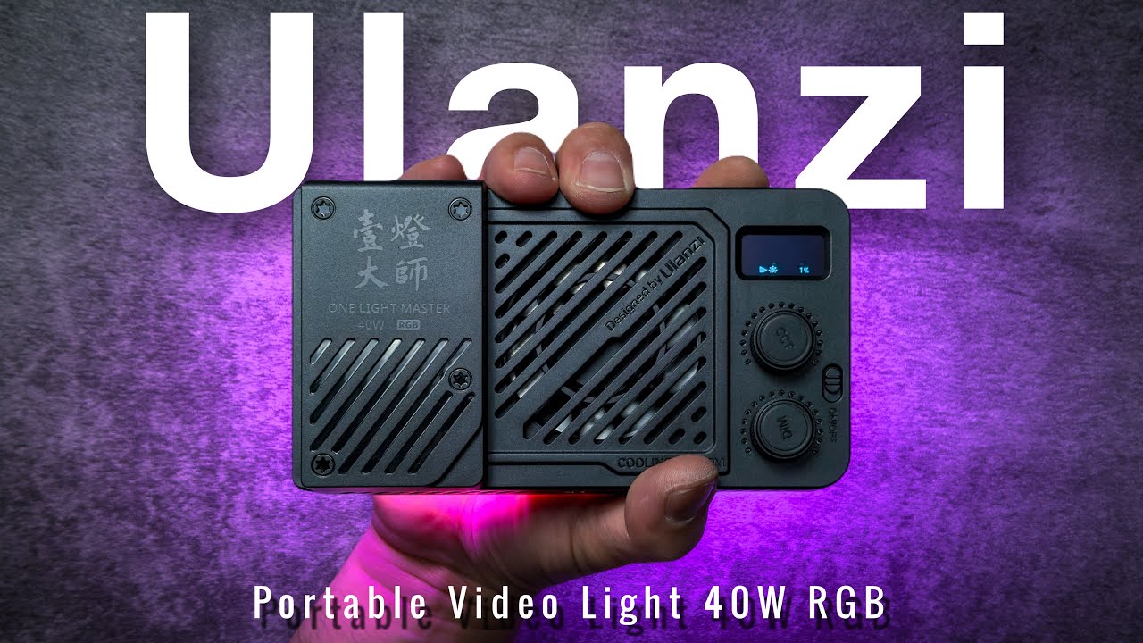 Ulanzi 40W ポータブルLEDビデオライト RGBレビュー！どうせ買うならRGB一択！CCT｜RGB｜SCENE