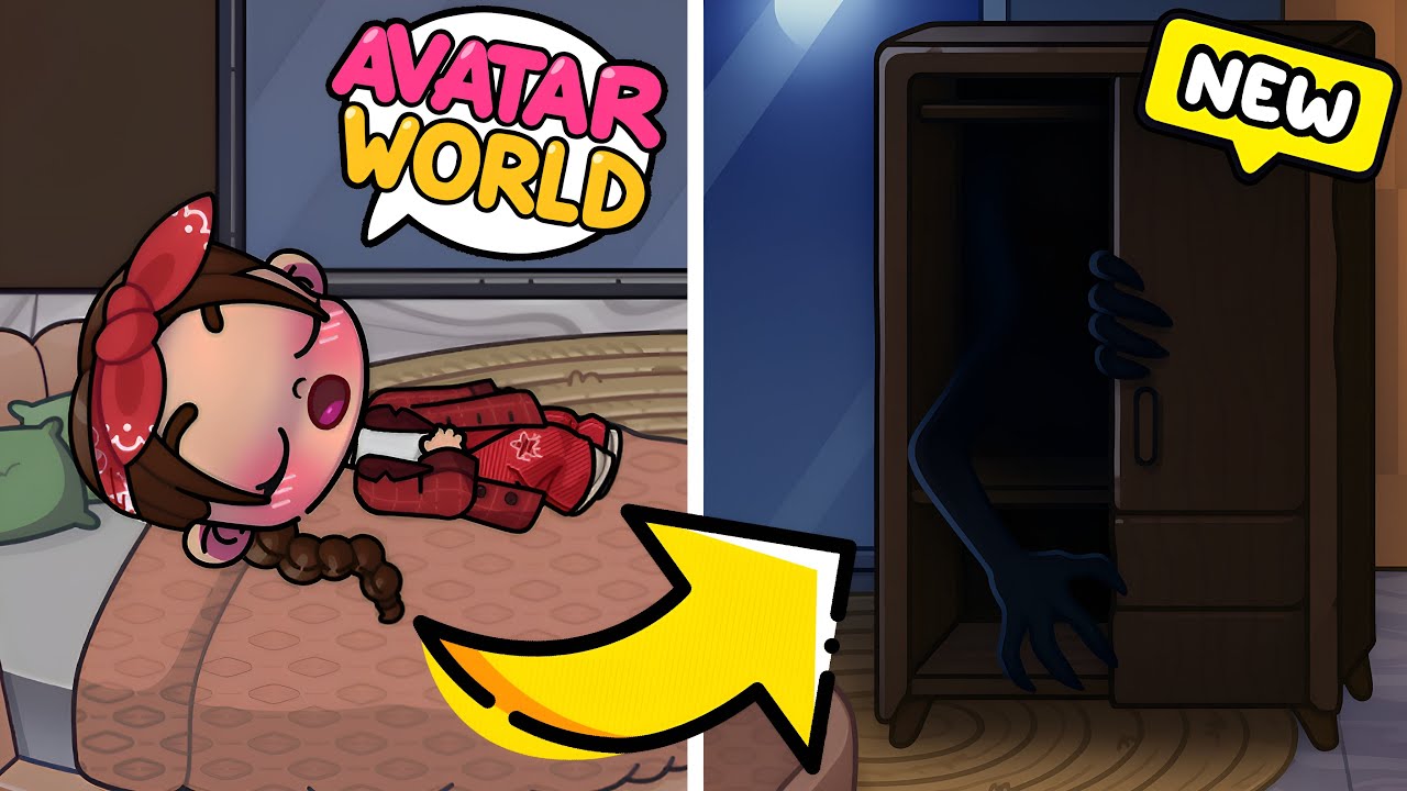 ОНО ПРИХОДИТ, КОГДА ГАСНЕТ СВЕТ...😨 НИКОГДА НЕ ОТКРЫВАЙ ШКАФ НОЧЬЮ В AVATAR WORLD 🌑