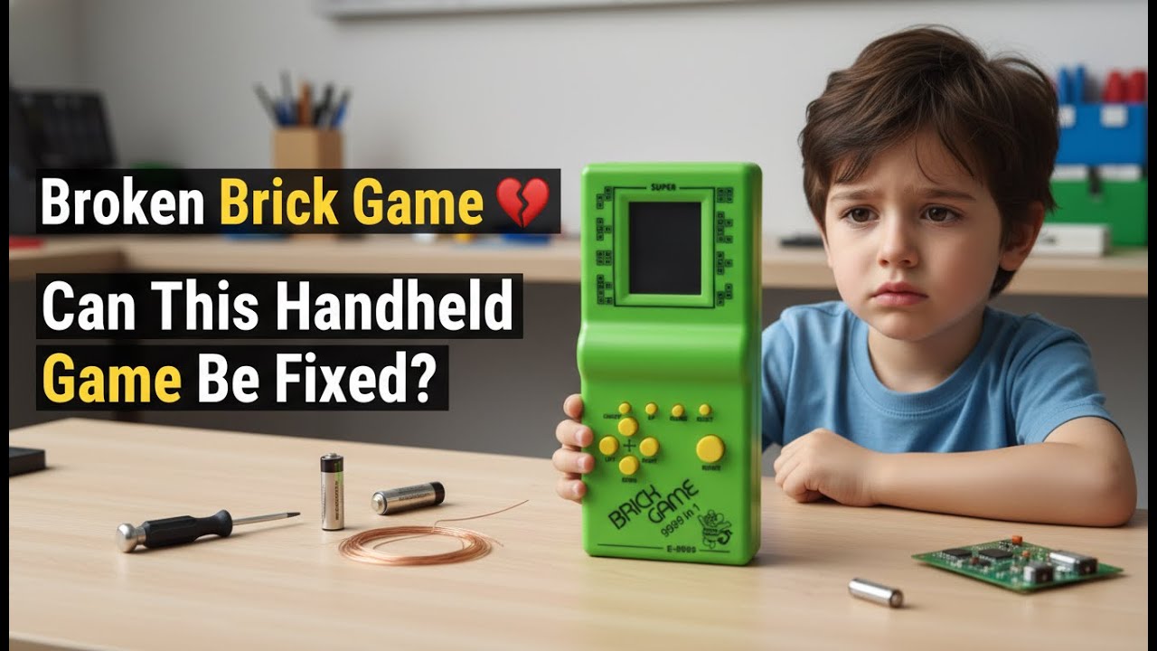 Broken Brick Game Repair | Fixing a Generic Handheld Electronic Game Console