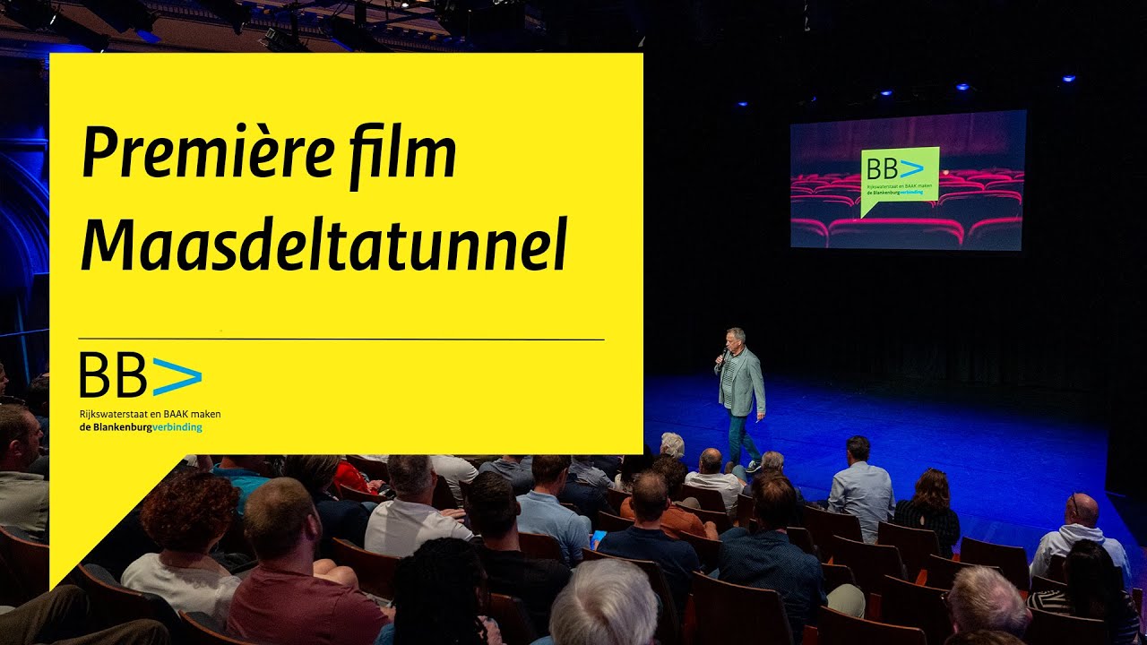 Première film Maasdeltatunnel | Sneak preview eerste beelden