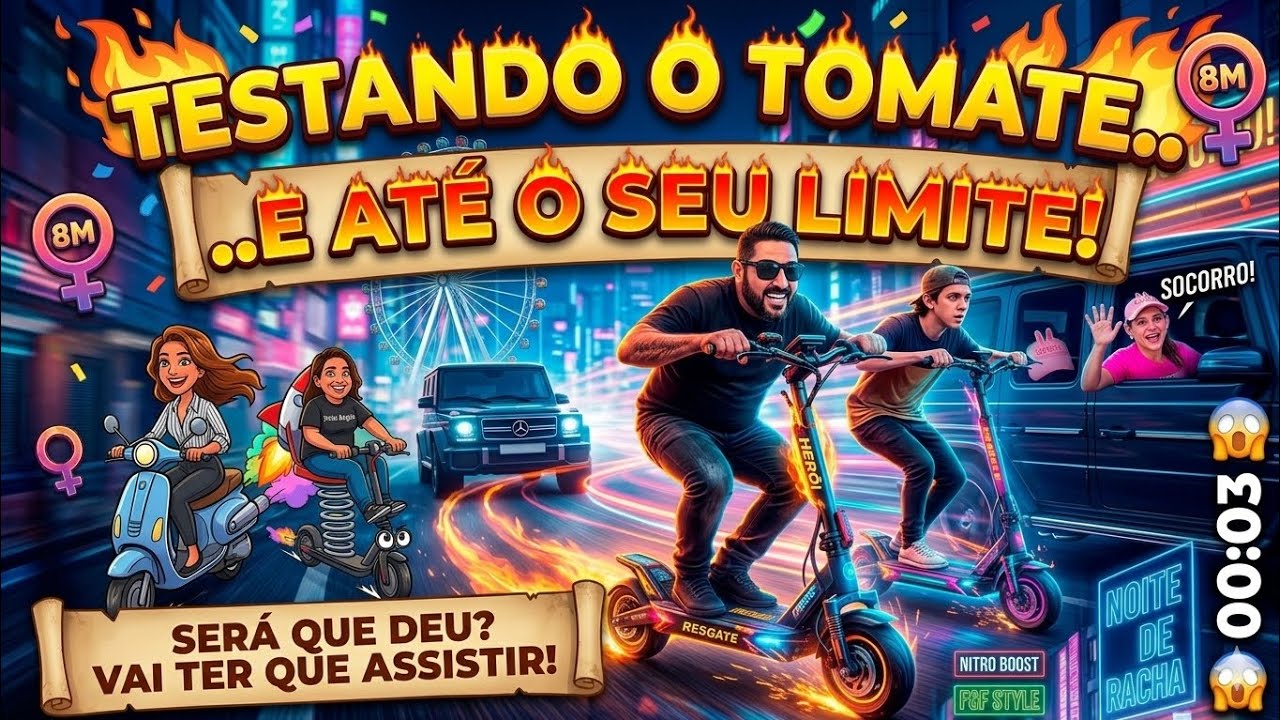 Patinete para Gordo Testando o limite Tomate, T10, T11, honeywell e Oásis (P01)
