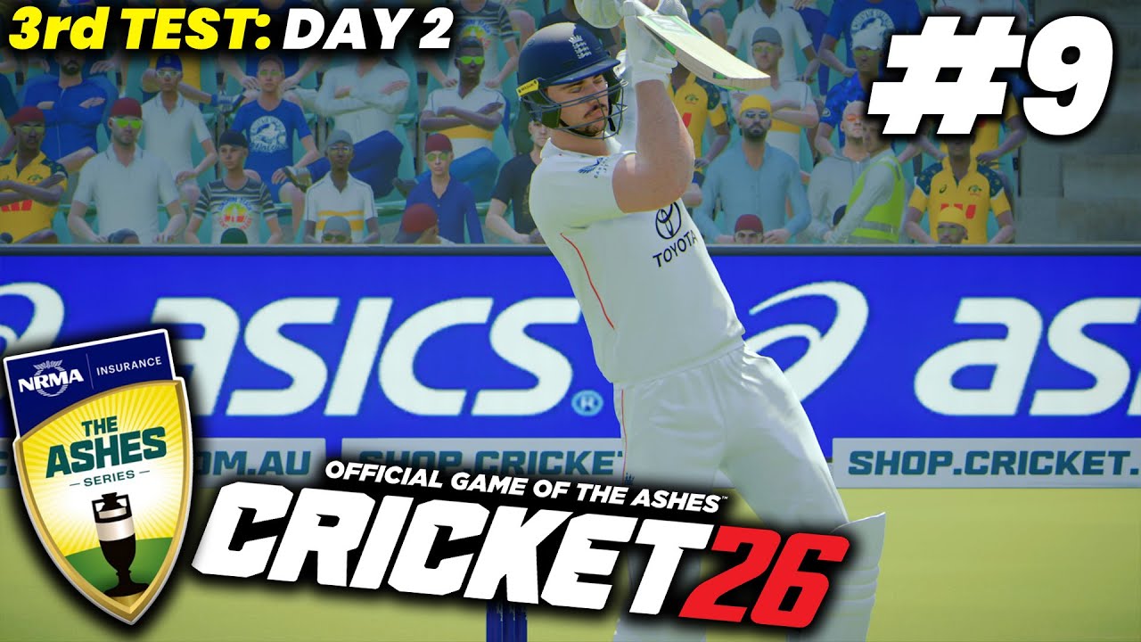 CRICKET 26 ASHES 2025-26 PLAYTHROUGH #9 | 3rd Test: Day 2