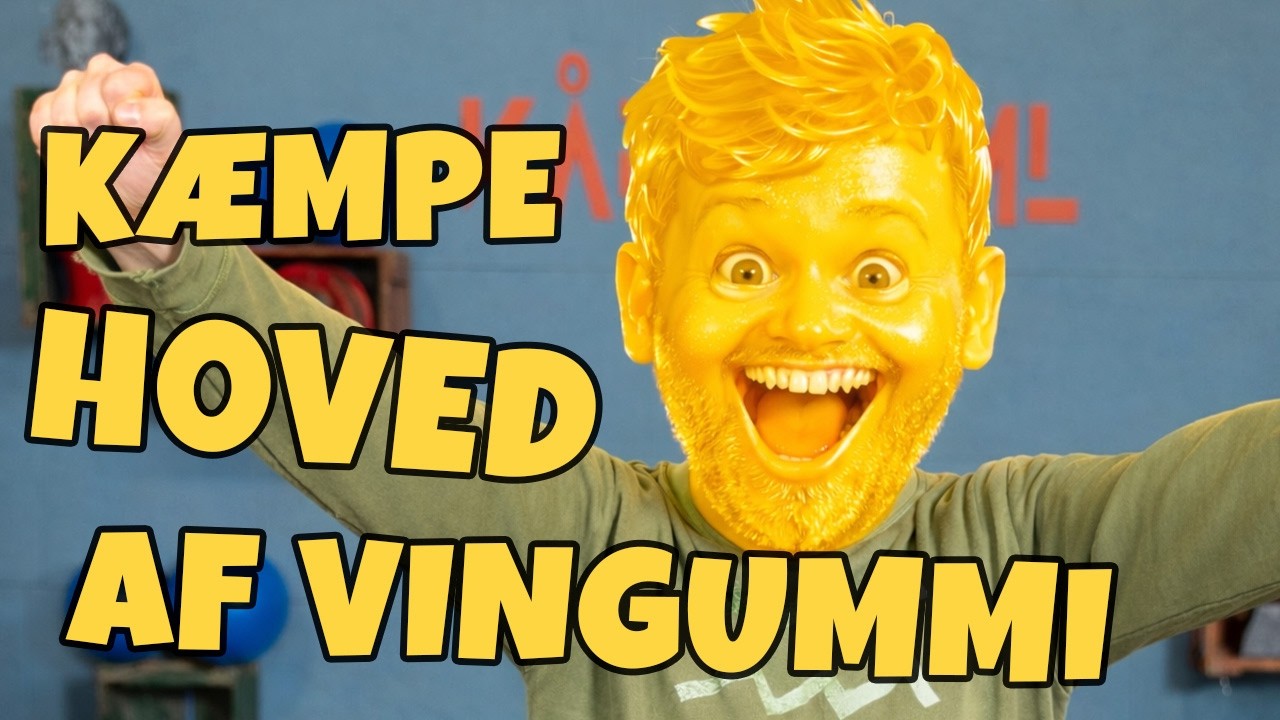 Vi laver KÆMPE vingummi af Kåres hoved