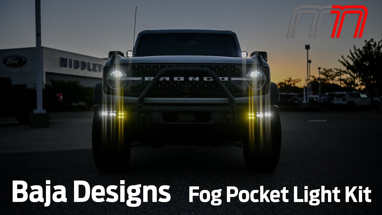 2021 Bronco First Edition: Baja Designs Pocket Fog Light Kit Install