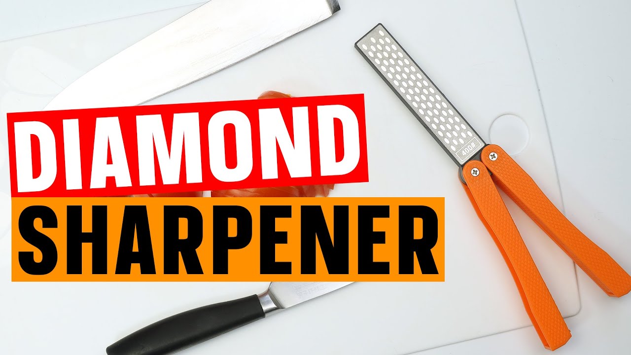 Cheap Diamond Knife Sharpening Stones from Aliexpress - Double Sided Folded Pocket Diamond Sharpener