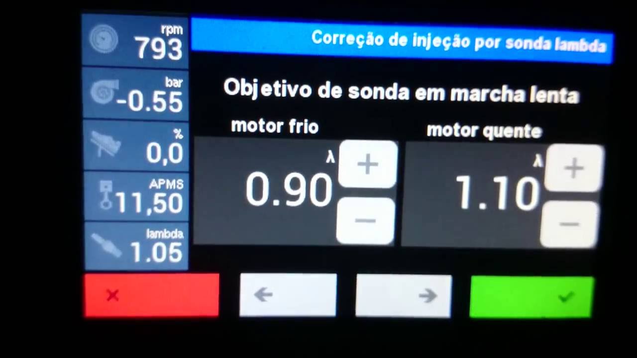 Pandoo Pro Inject - Correção por sonda na marcha lenta