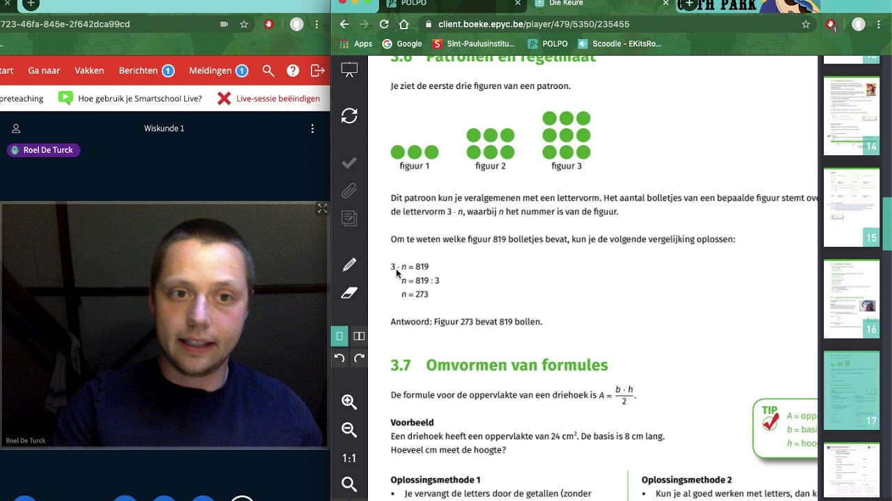 Module 11:  3.6 Patronen en regelmaat
