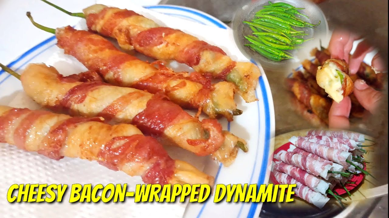 Cheesy Bacon Wrapped Dynamite | Pinoy Appetizers Recipe
