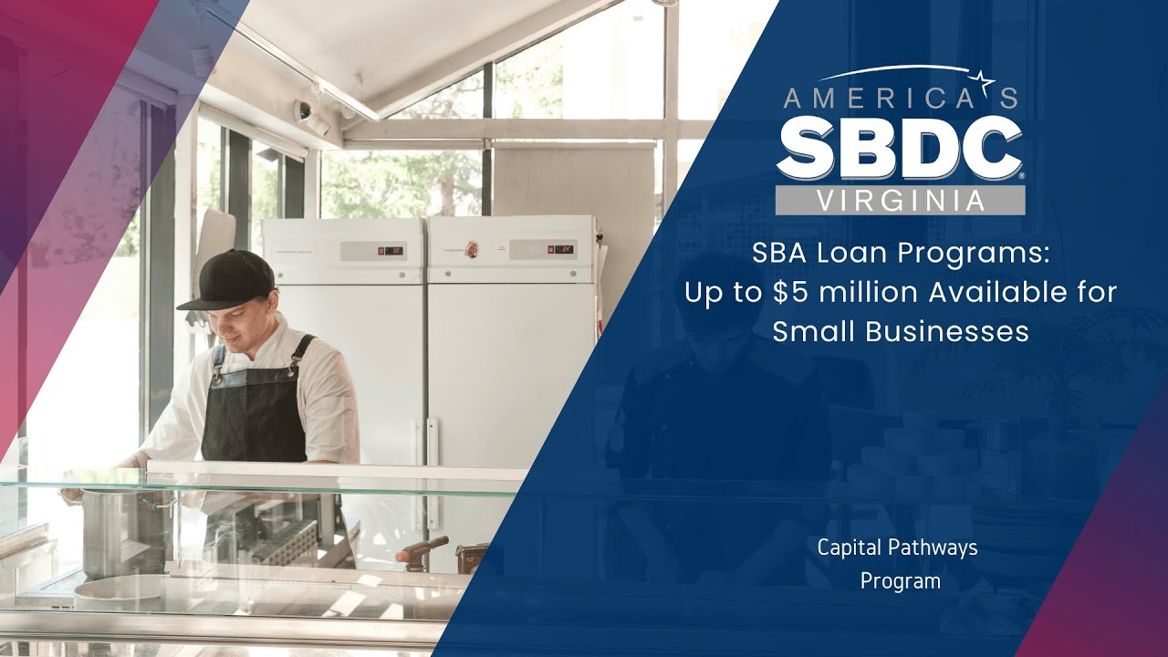 SBA Loan Programs:  Up to $5 million Available for Small Businesses