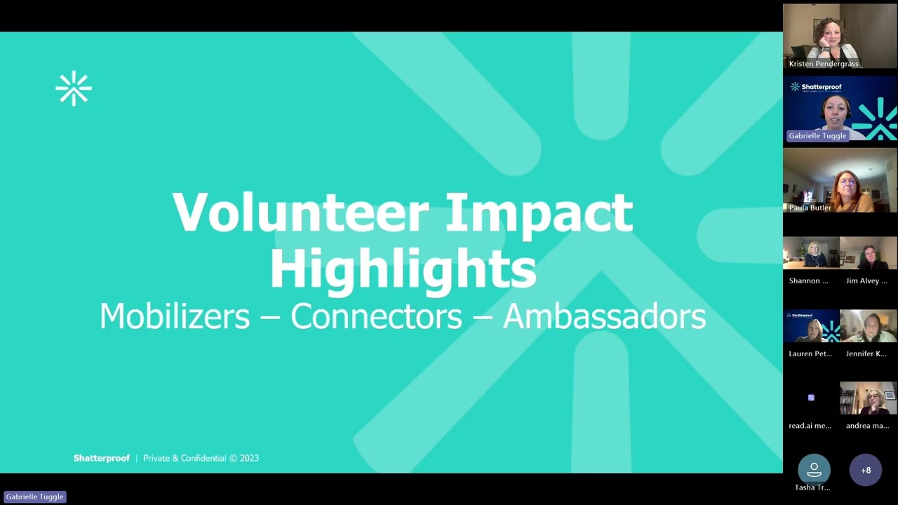 Shatterproof All Volunteer Call January 2026