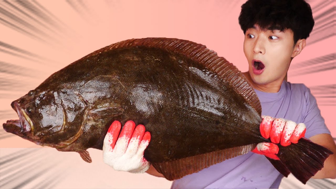 ENG SUB)Fantastic! Raw Greater Flat Fish Roast Eat Mukbang🌊Korean Seafood ASMR 후니 Hoony Eatingsound