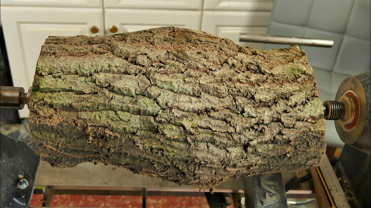 Woodturning - A Giant Oak Log