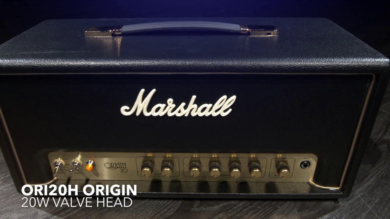 Marshall ORI20H Origin 20W Valve Head | Gear4music demo