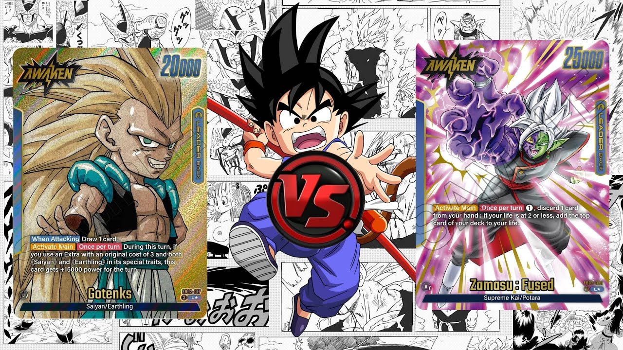 GOTENKS VS ZAMASU MANGA 02 FUSION WORLD