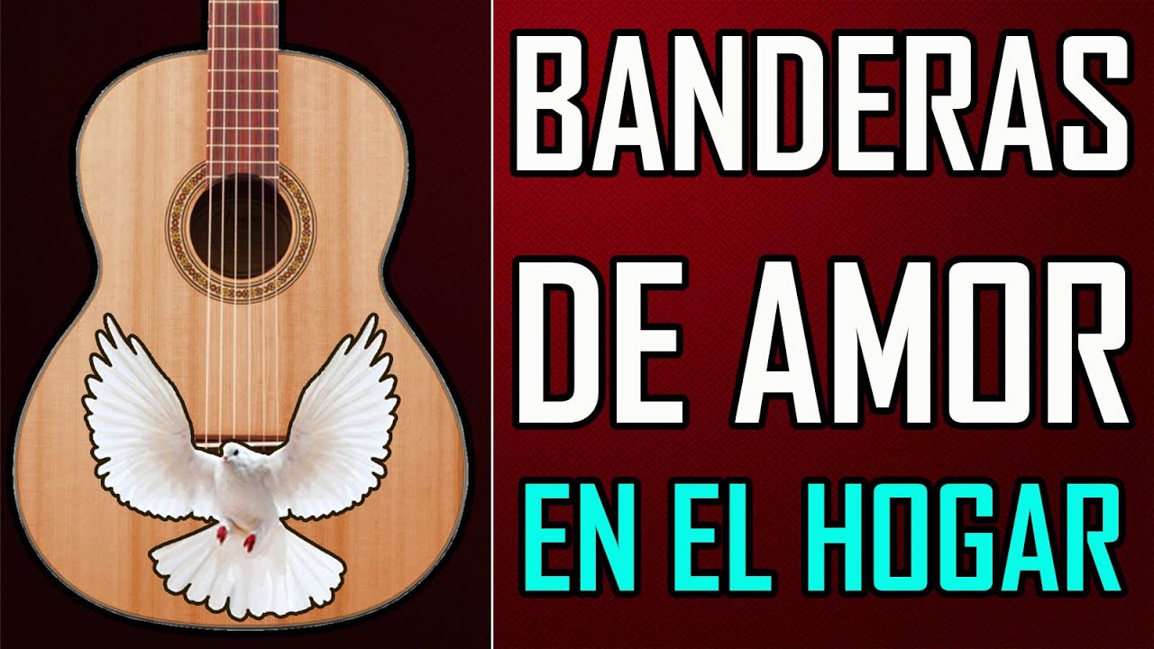 BANDERAS DE AMOR - EN EL HOGAR 🎸 TUTORIAL PARA TOCAR EN GUITARRA MUY FACIL 🎸 Mi Guitarra Cristiana