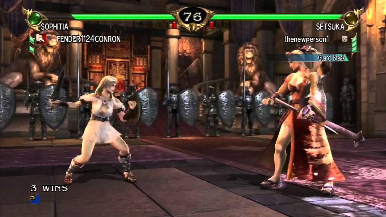 Setsuka vs Sophitia (FENDER1124CONRON) [Soul Calibur IV Player Match]