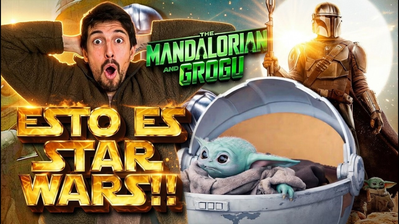 ¡ESTO ES STAR WARS! 😱 REACCIÓN al TRÁILER de THE MANDALORIAN AND GROGU