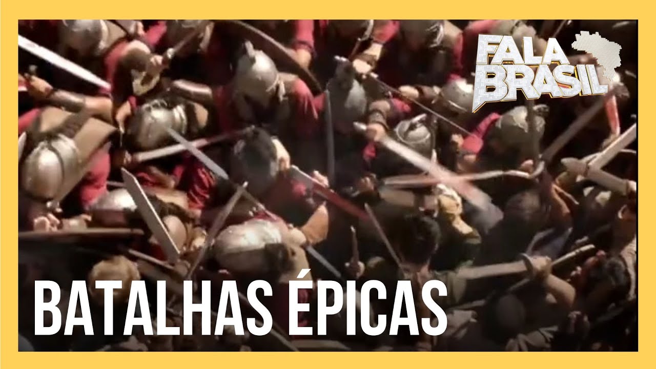 Confira os bastidores das batalhas grandiosas da série Reis