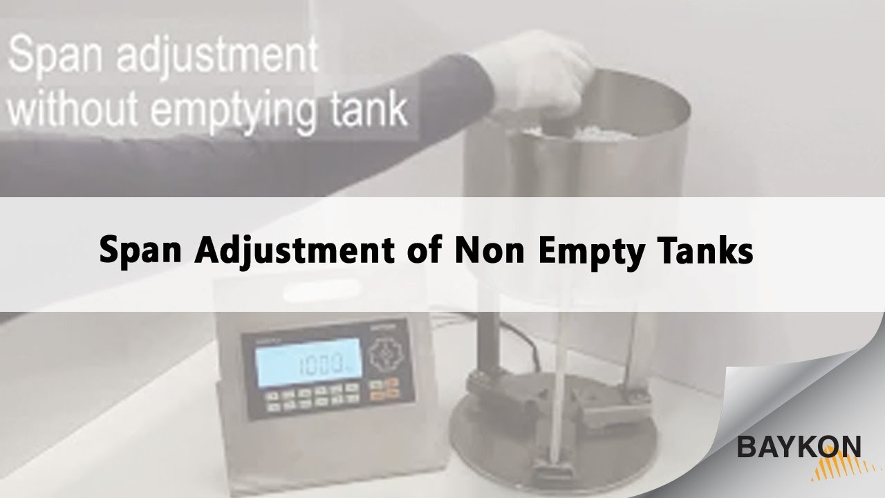 Baykon | Span Adjustment of Non Empty Tanks