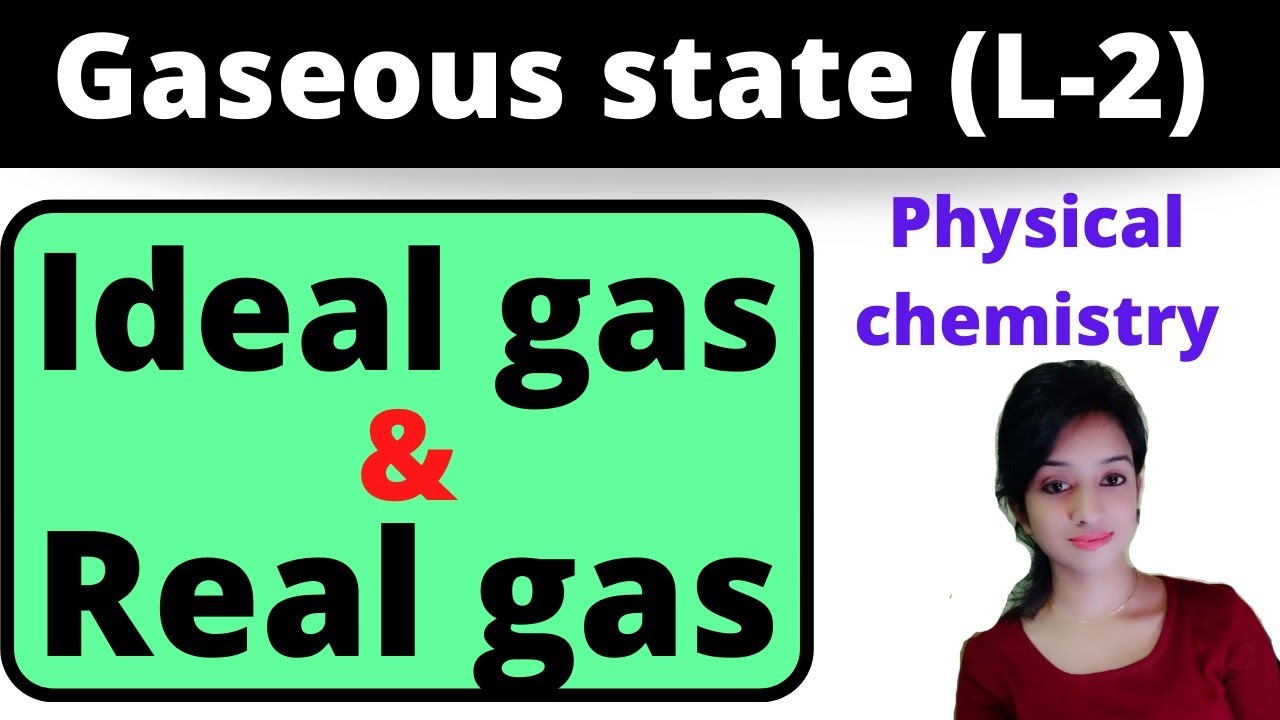 L-2, gaseous state bsc 1st year physical chemistry, ideal gas and real gas, ideal gas graph, knowled