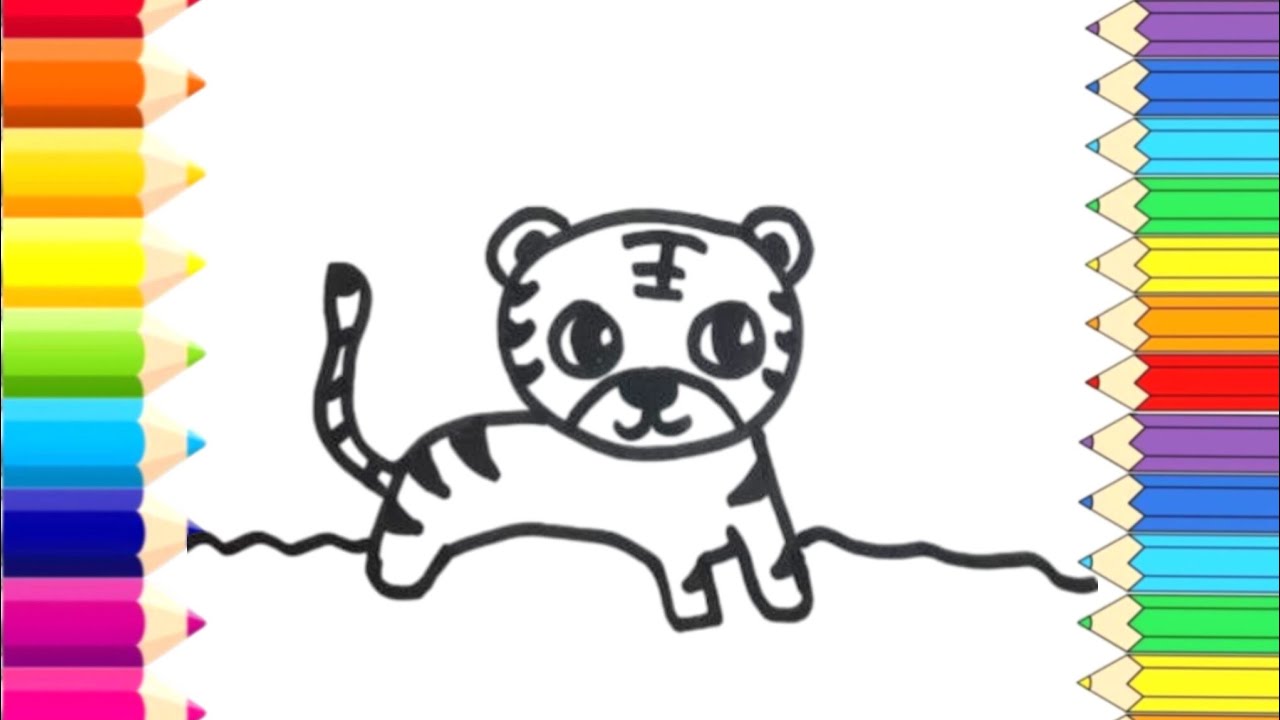 How to Draw a Cute Tiger Step by Step 