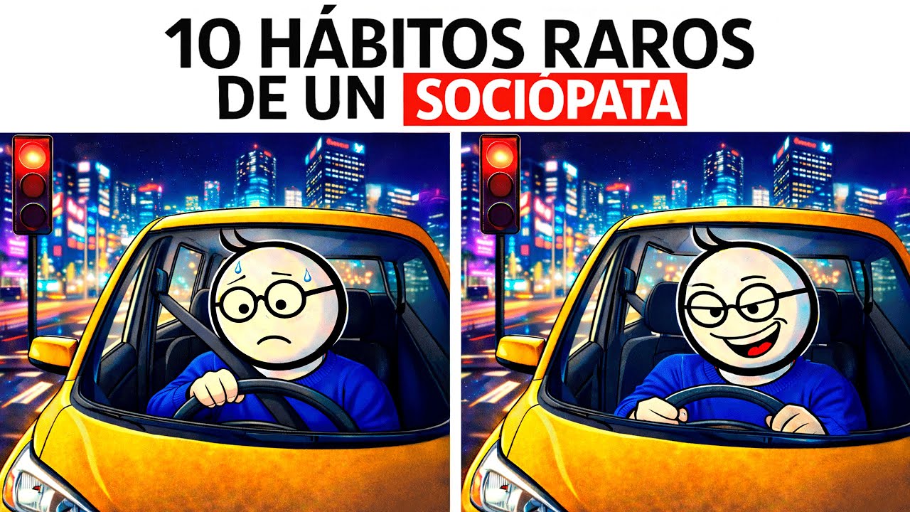 10 HÁBITOS RAROS de un SOCIÓPATA | Manipulación