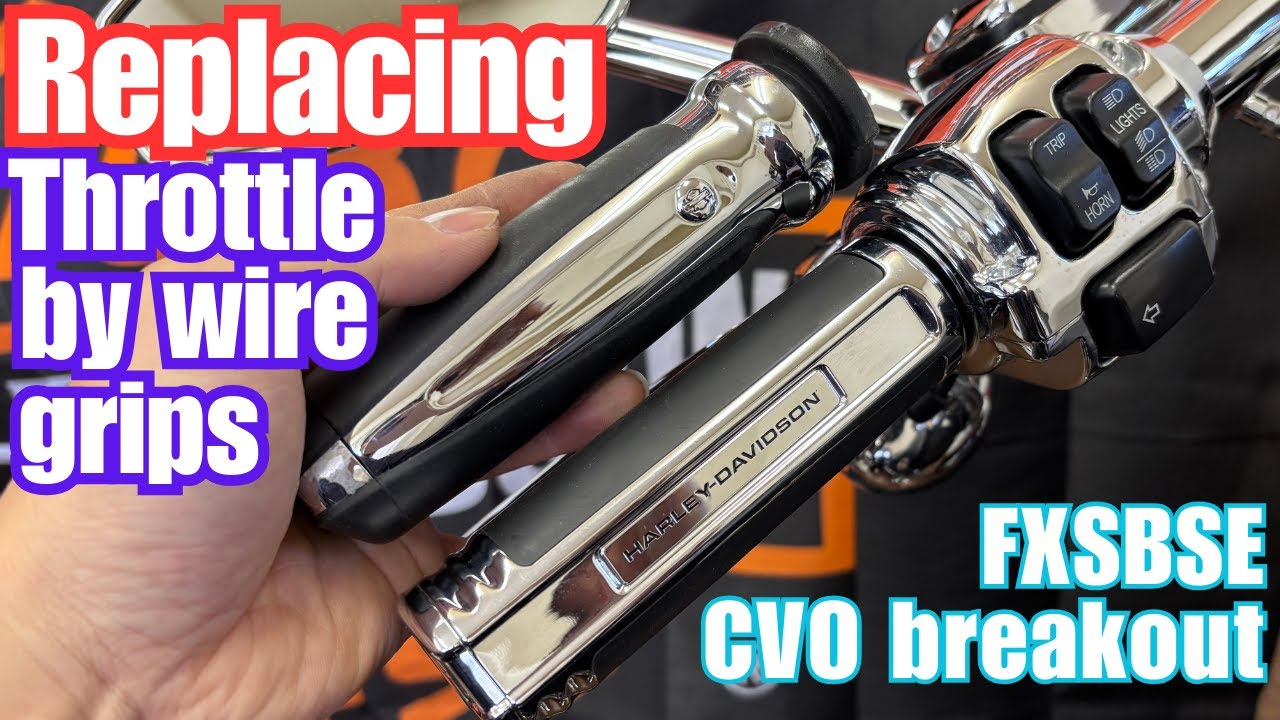 【Throttle by wire grip installation procedure】Harley-Davidson Softail CVO Breakout