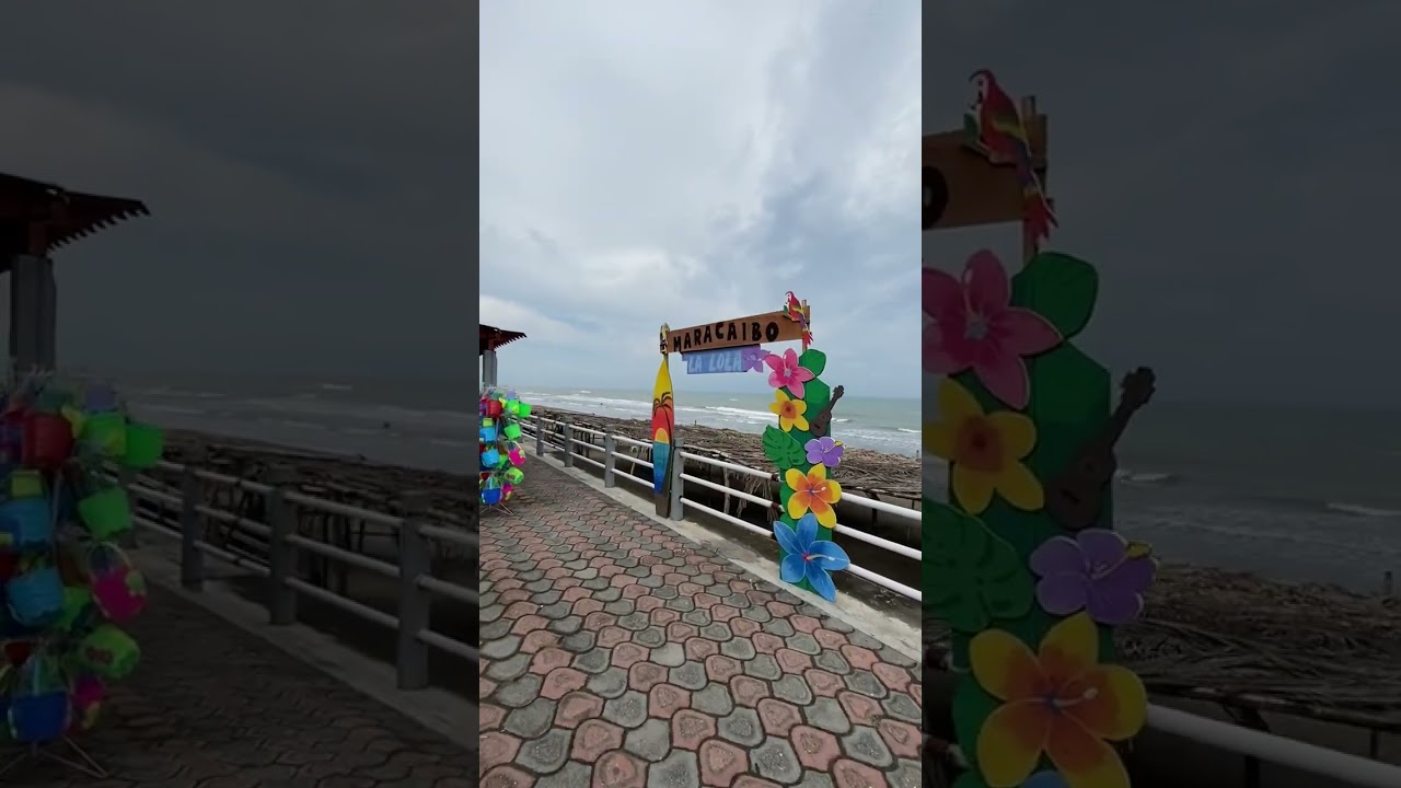 Entrada la playa Maracaibo 