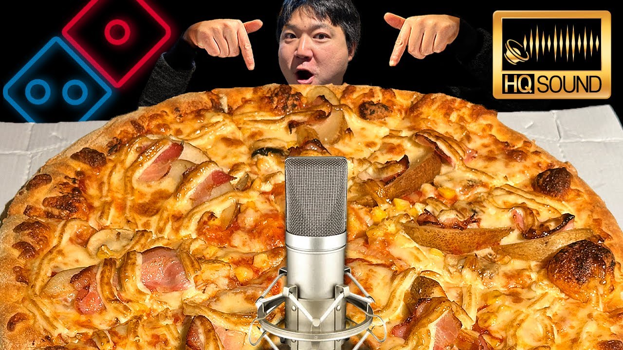 도미노 피자 먹방🍕마요네즈 6바퀴 포테이토피자 먹방 in 녹음실ㅣ하이퍼 리얼사운드ㅣ먹방 해설ㅣ피자 먹방