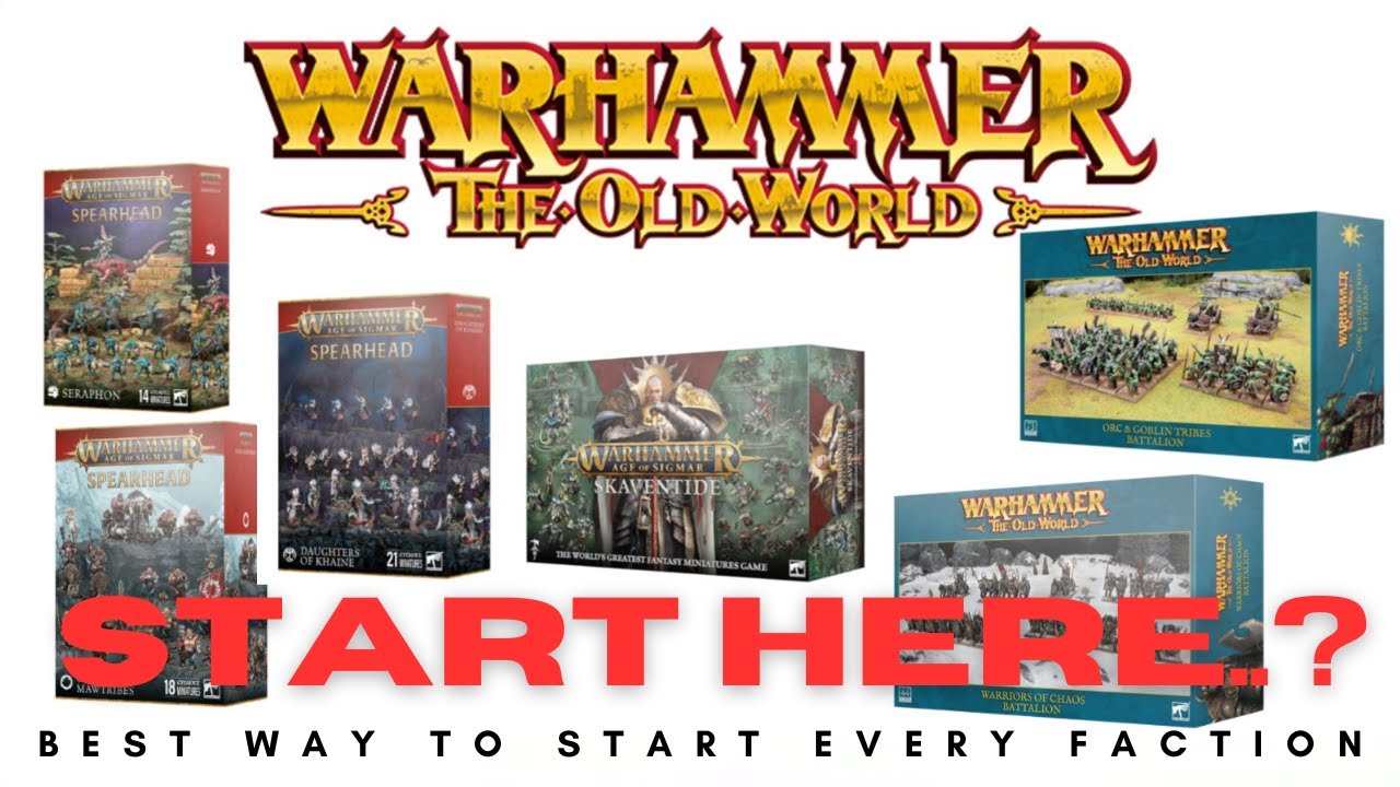 How to Start WARHAMMER THE OLD WORLD With EVERY Faction Including Legacy Factions!