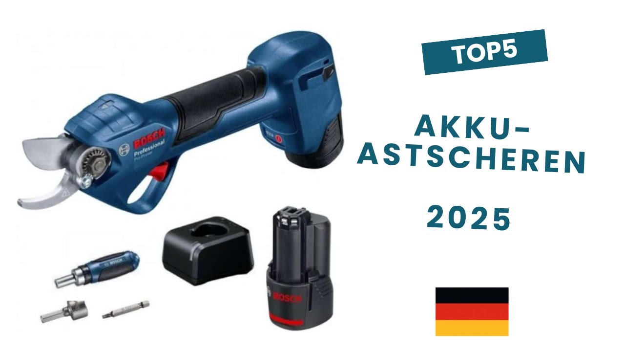 🟢 Die 5 besten Akku-Astscheren 2025 | Bosch, Stihl, DeWalt & mehr im Test!
