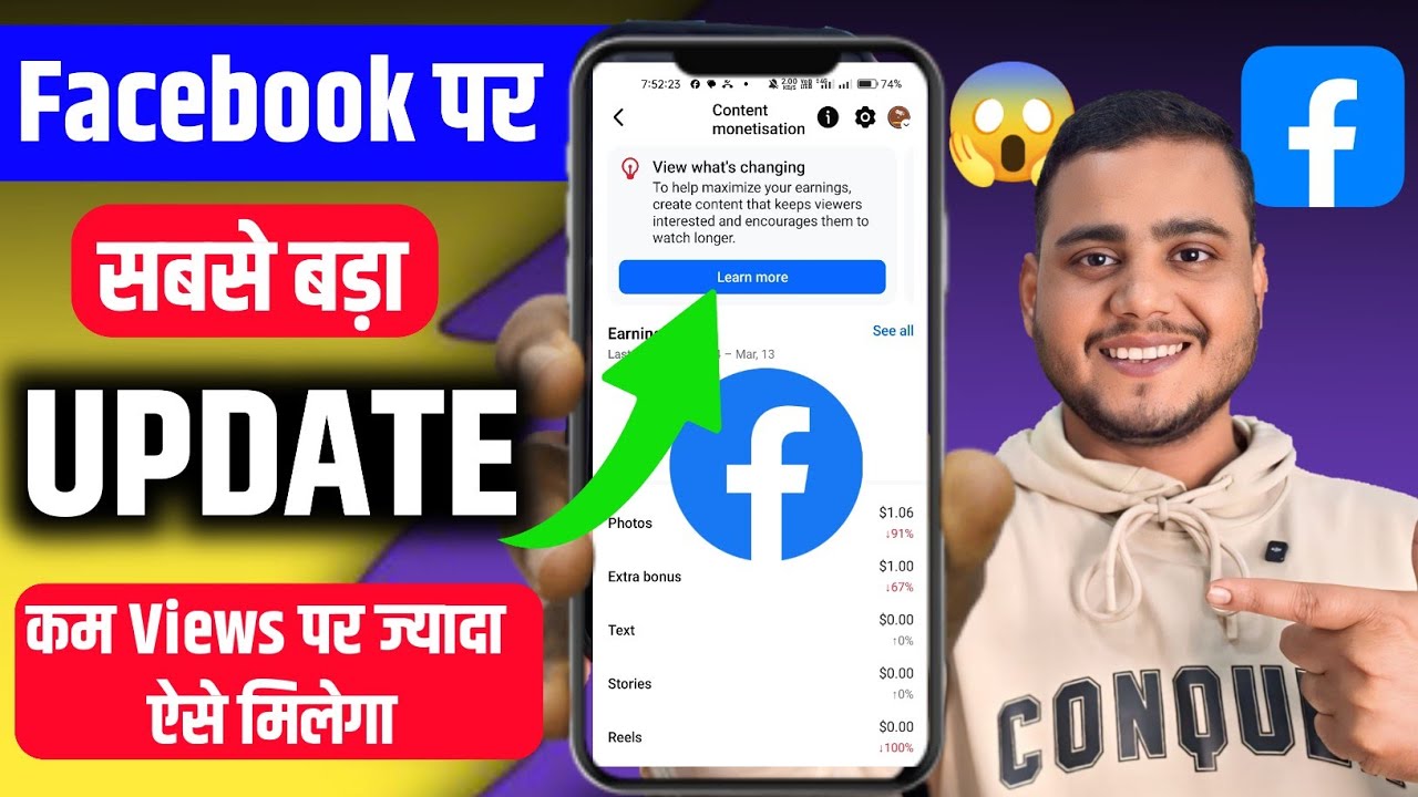 Facebook Biggest Update😱 Facebook Content Monetization Tools | Facebook Earning