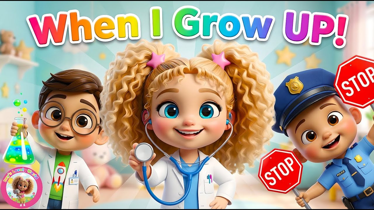 When I Grow Up Song for Kids | Learn Jobs | Educational Nursery Rhymes